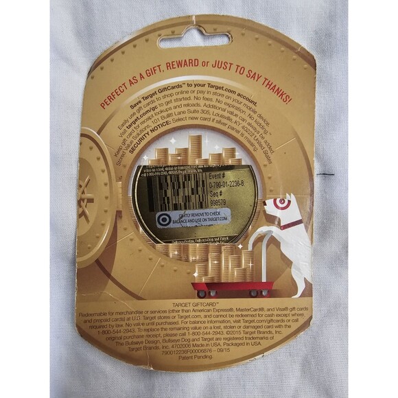 Target Gift Coin – Metallic Coin Packaging – Unused – No Expiration - NO VALUE - Picture 2 of 2